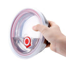 3 PcVacuum Seal Lids Fresh Wrap Cover Keep Food Fresh Storage Plastic Kitchen