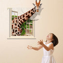 Big Giraffe Wall Stickers,Adhesive Art Decals, For Kids Room Birthday Gift