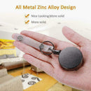 Retractable Metal Telescopic Keyring Reel Anti Lost Key Chain Clip Belt M3O B9C2