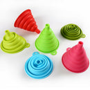 5pcs Kitchen Home Household Mini Food Grade Silicone Folding Telescopic  TOJ