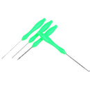 4Pcs Fishing Rigs Needle Kit Bait Needle Set Hook Drill Baiting Rig Tool CarpJ!c