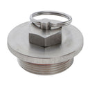 Stainless Steel Beer Keg Lid Threaded Homebrew Beer Growler Keg Lid Caps