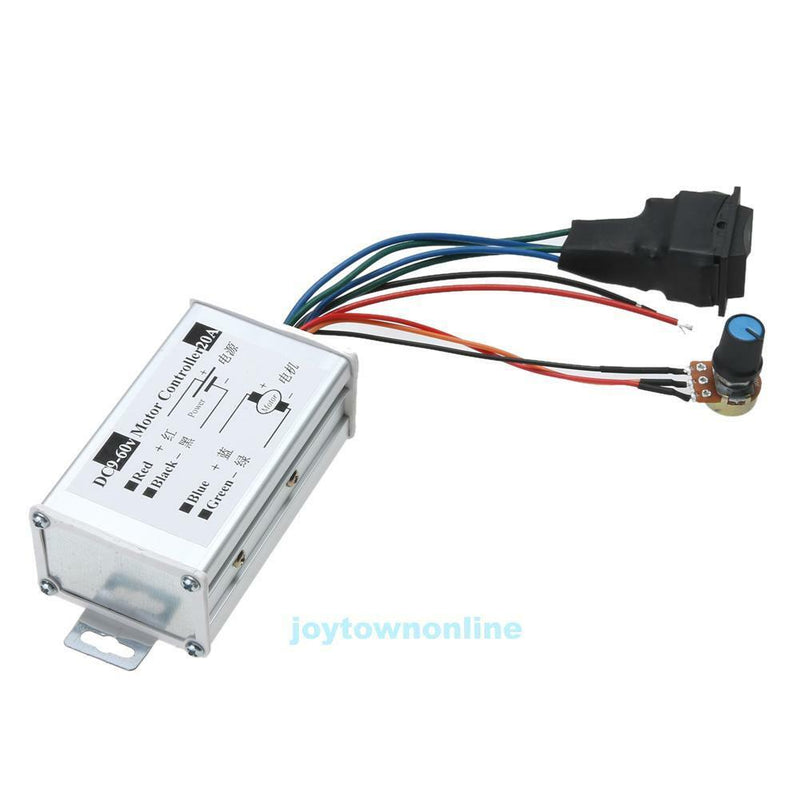 Reversible DC Speed Controller 12V 24V 36V 48V 60V Motor Driver PWM Controller