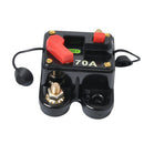 Circuit Breaker 70A, 12V-24V DC 70A Manual Reset Stereo Audio Circuit Breaker