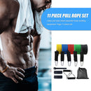 11x Resistance Band TPE Elastic Pull Rope Home Gym Fitness Equipment Tool
