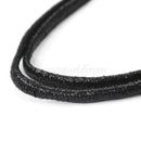 Fashion 2x Rubber Hair Band Twice Hair Stretch Bands Sport Headband Black Useful