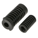 Motorcycle Gear Shift Cover Shifter Rod & Footrest Pedal Rubber Cover Black