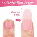 10Pcs Nail Art Non-woven Silk Fiberglass Gel Tips Extension Kit Fiber M4E3 G5N0
