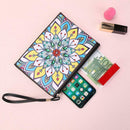 DIY Mandala Special Shaped Diamond Painting Wristlet Wallet Women Clutch