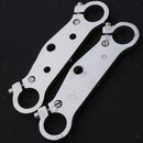 2x 49cc Motorcycle Scooter Front Fork Triple Clamp Tree Suspension 25mm