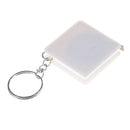 2PCS 1M Retractable Ruler Plastic Portable Mini Tape Measure With Key Chain n3c~