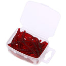 20pcs 6cm Simulation Earthworm Worm Artificial Fishing Lure Tackle with Box