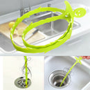 Home Bathroom Sink Hook Drain Sewer Dredge Device Chain Cleaning Tools