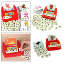 Funny Learning Machine Toys Kids Educational Letters Card 26Letters+30Cards