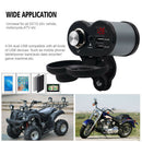 CS-834A3 Motorcycle Dual USB Charger Cigarette Lighter Socket w/ Voltmeter