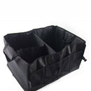 Black Universal Foldable Car Organizer Trunk Box Portable Bag Storage Case Cargo