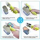 1X(Manual Can Opener Stainless Steel And Durable Sharp Edge Metal Blades He