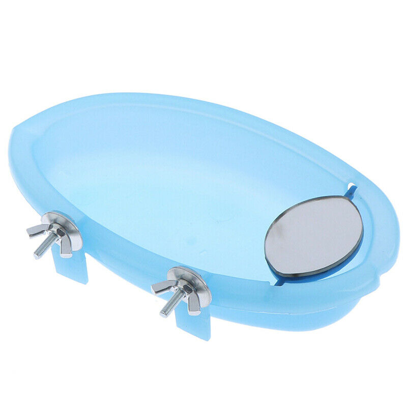 Bird Bathtub With Bird Mirror Small Oval Bird Bathtub Pet Cage AccessoriesBD3C