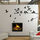 RemovableLarge Vinyl Art Wall Stickers Tree Branch Bird Mural Decals Dwgp