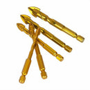 Drill Bit Set For Tile,Concrete,Brick,Glass,Plastic And Wood,5 Pcs(5Mm.6Mm. N5U4