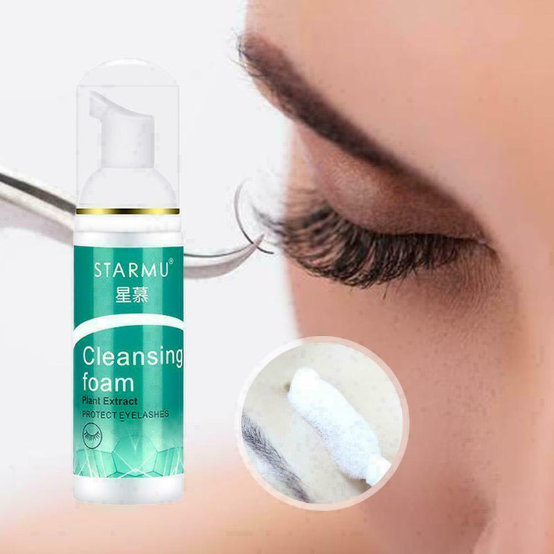 70ml Eye Lashes Foam Cleaner Eyelash Extension Detergent Remover Tool P6Y7