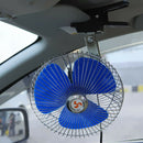 8 inch 12V Portable Dashboard Vehicle Auto Car Cooling Oscillating Fan Clip-On