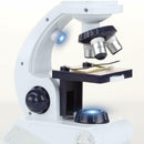Microscope For Kids Science Kit, Beginner's Microscope Kit Blue/White With
