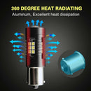 1156 BA15S P21W 21SMD LED Car Tail Backup Reverse Light Bulbs 1200Lm White JC&M