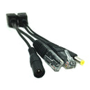Power Over Ethernet Passive PoE Adapter Injector + Splitter Kit PoE Cable Bl JR