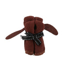 For Wedding Party Ornament Puppy Pet Dog Shaped cloth Towel Coffee T8S9