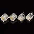 RJ12 Modular Plugs 6P6C for Solid 100 pcs Connectors CCC LJ