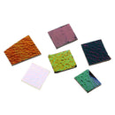 3x 1Oz Dichroic Scraps Film Fusing Glass Confetti COE 90 FOR DIY Microwave Kiln