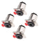 4 Pieces 6.35mm 1/4 Inch Female Stereo Audio Socket Connector Locking Style