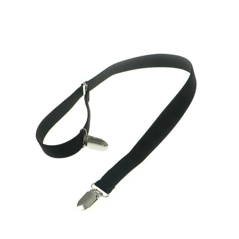 1pc Men Shirt Stays Holder Military Straight Stirrup Suspenders Elastic Unifo Bj