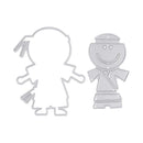 Cartoon Boy Metal Cutting Dies Stencil DIY Scrapbook Paper Card Craft