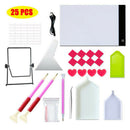 25x Diamond Painting Tools 5D Embroidery Kit Art Accessories Pen w/ Storage Bag