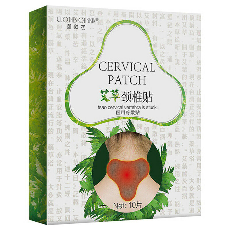 10pcs Neck Moxibustion Plaster Shoulder Pain Relief Self Heating Patches sp