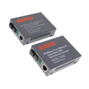 2pcs 25KM Simplex Fiber Optic Converter Fast Enternet Converter HTB-3100AB