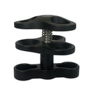 Diving Lights Clamp Underwater 3 Holes Easy Releasing for Video Camera Tray
