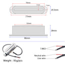 Replacement Electric Guitar Dual Rail Humbucker Pickup 52mm String Spacing