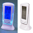 Top Digital Backlight LED Display Table Alarm Clock Snooze'Thermometer Calenda3C
