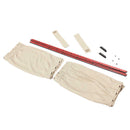 2Pcs Luxury Beige VIP Car Van SUV Window Curtain UV Sunshade Visor Kit Universal