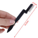 Foldable eyelash comb metal eyebrow brush tool mascara separator lash curl bl ME