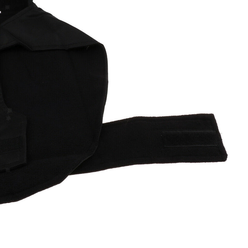 Pet Dog Waterproof Clothes with LED Luminous Strip Reflective Coat Black S