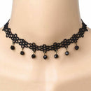 6 Pieces Choker Necklace Set Stretch Velvet Classic Gothic Tattoo Lace Chok J2G3