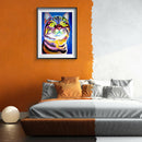 Cat 5D DIY Full Round Diamond Painting Animal Rhinestones Drawings (B2452)