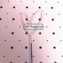 1pc Heart Pattern Happy Birthday Acrylic Cake Topper Wedding Cupcake Topper ME
