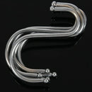 80mm Workshop Home Metal Spherical Extremity Hook S Shape Hook 5 Pcs Y2X9