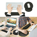 Memory Foam Keyboard Silica Gel Mouse Pad and Wrist Rest Pad with Wrist Support