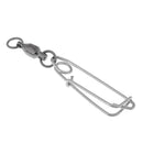 Stainless Steel Ball Bearing Swivels With Long Line Clip Trolling Rigging